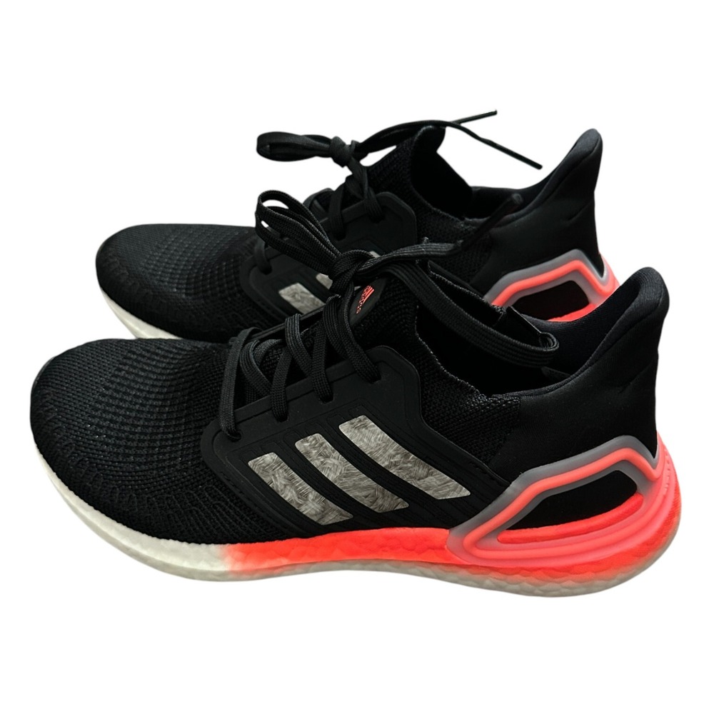 Adidas UltraBoost 20 Signal Coral‎ Running Knit Shoes EG0756 Men's Size 7.5